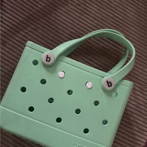 Mint Green Tote Bag